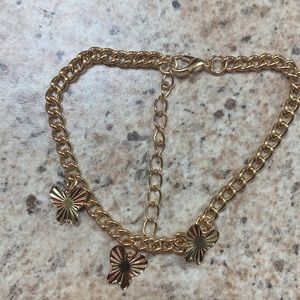 Butterfly anklet